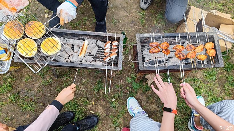 汤峪湖森林公园烧烤露营之旅